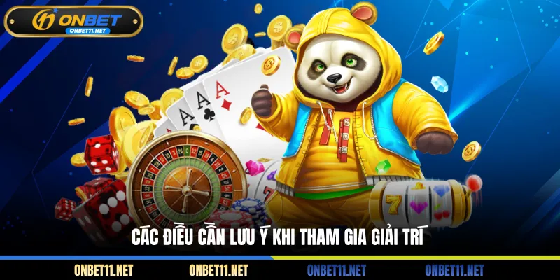 WM Casino - Khám Phá Trải Nghiệm Cá Cược Tại ONBET Các điều cần lưu ý khi tham gia giải trí