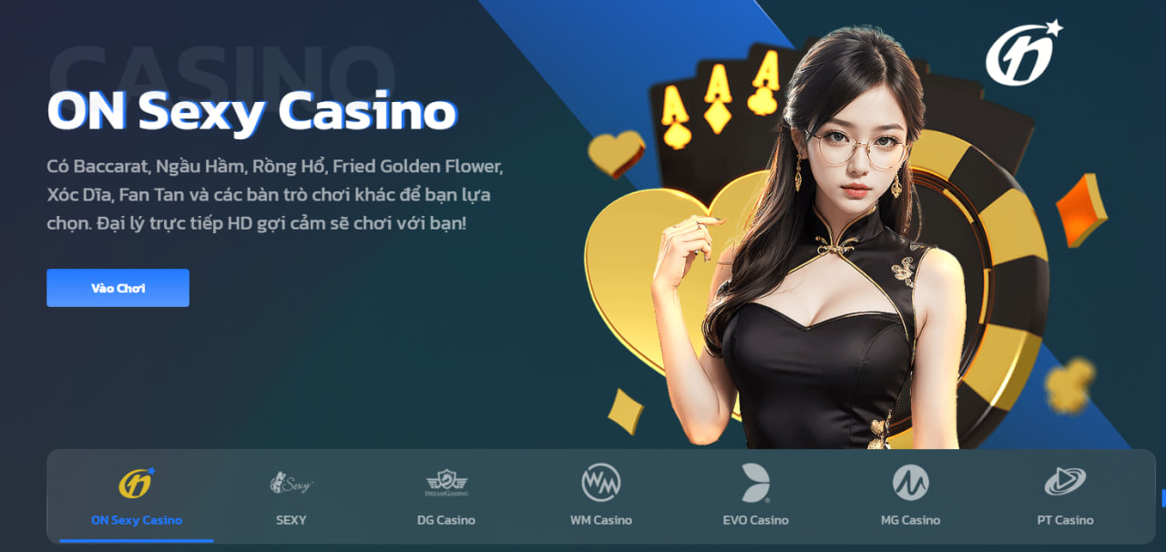 Live casino Onbet đa thể loại game bài hot