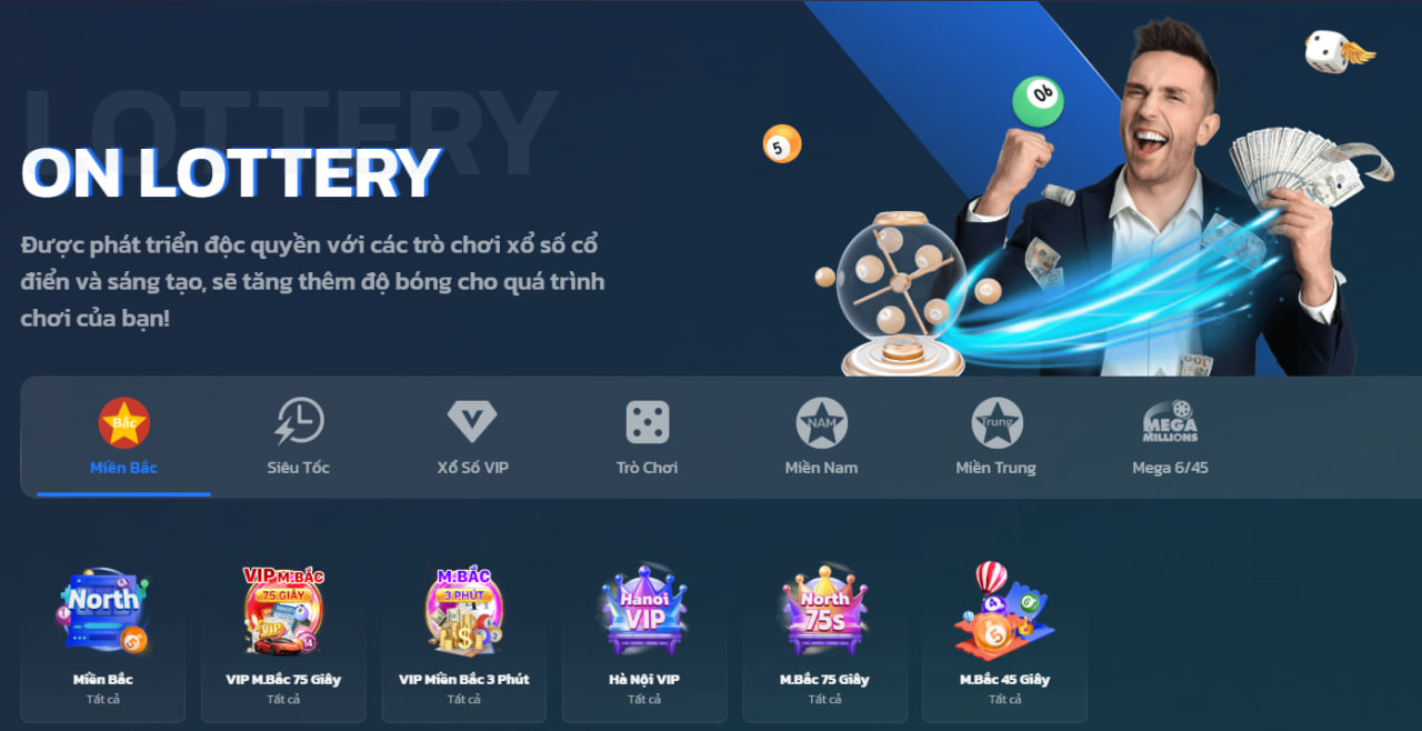 Lô đề xổ số trực tuyến ONBET với nhiều loại hình, kết quả nhanh và minh bạch.